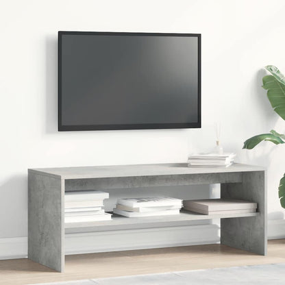 TV-Schrank Betongrau 100x40x40 cm Holzwerkstoff