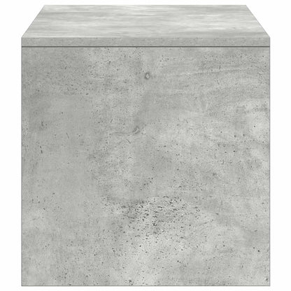 TV-Schrank Betongrau 100x40x40 cm Holzwerkstoff