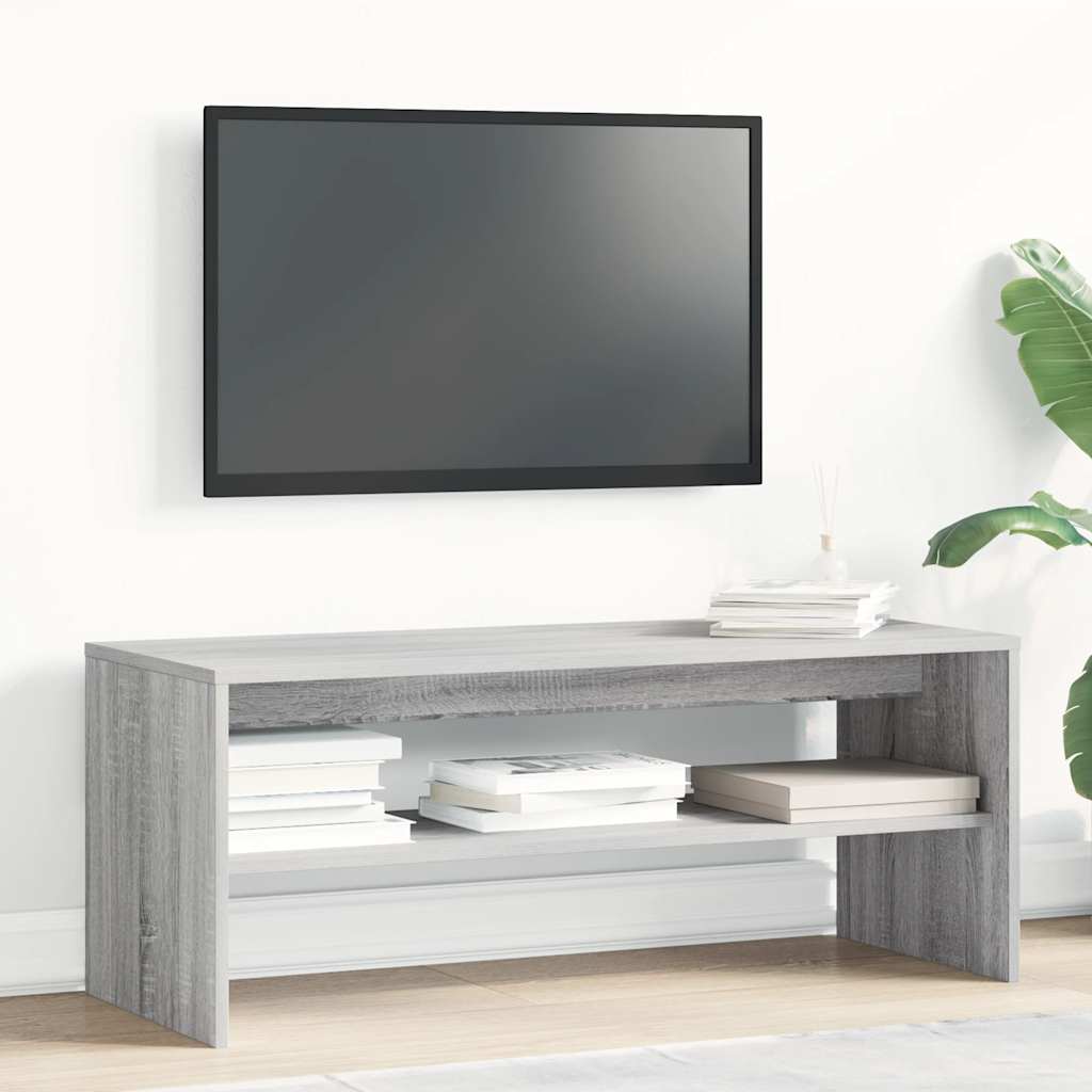 TV-Schrank Grau Sonoma 100x40x40 cm Holzwerkstoff