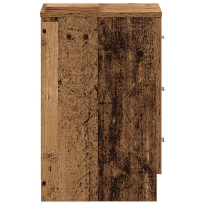 Nachttisch Altholz-Optik 38x35x55 cm Holzwerkstoff