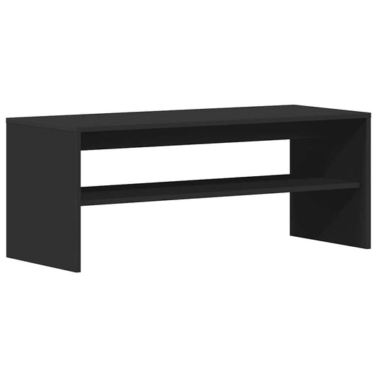TV-skab Sort 100x40x40 cm Træ Materiale