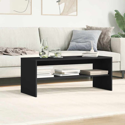 TV-skab Sort 100x40x40 cm Træ Materiale