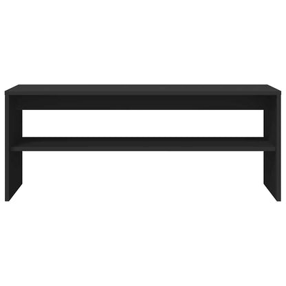 TV-skab Sort 100x40x40 cm Træ Materiale