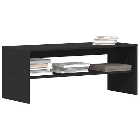 TV-skab Sort 100x40x40 cm Træ Materiale
