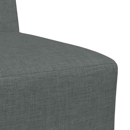 Sofa-Stuhl ohne Armlehnen Dunkelgrau 55 cm Stoff