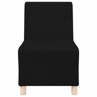 Sofa-Stuhl ohne Armlehnen Schwarz 55 cm Stoff
