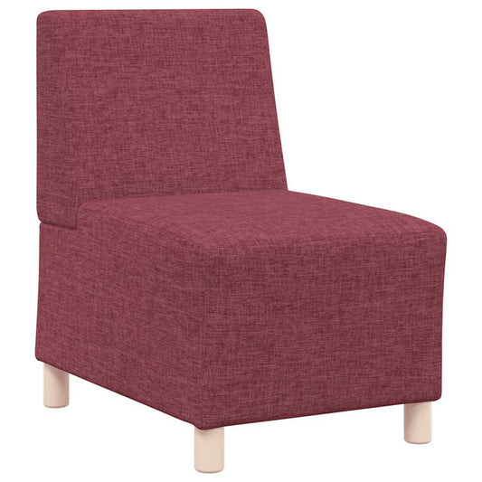Sofa-Stuhl ohne Armlehnen Weinrot 55 cm Stoff