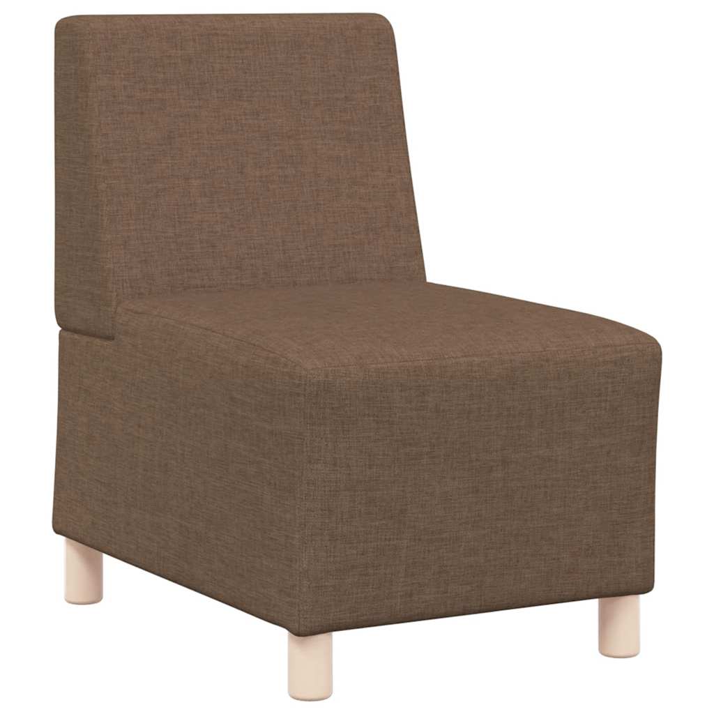Sofa-Stuhl ohne Armlehnen Braun 55 cm Stoff