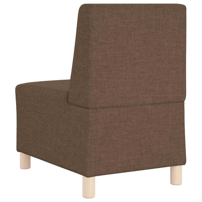 Sofa-Stuhl ohne Armlehnen Braun 55 cm Stoff