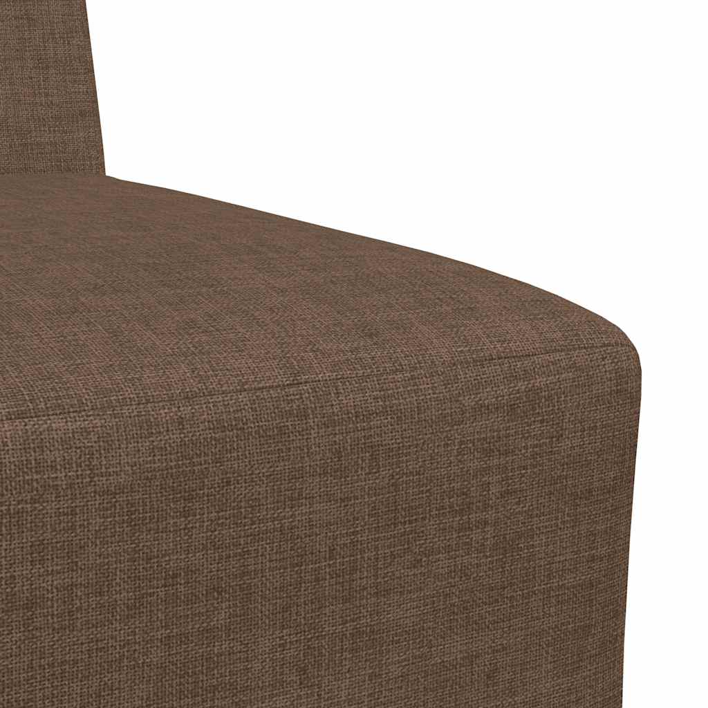 Sofa-Stuhl ohne Armlehnen Braun 55 cm Stoff