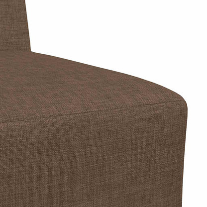 Sofa-Stuhl ohne Armlehnen Braun 55 cm Stoff
