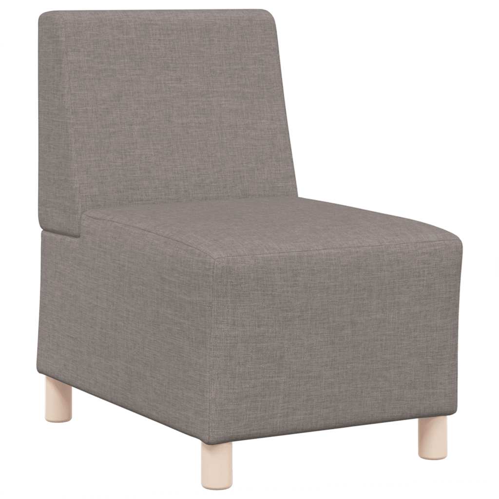 Sofa-Stuhl ohne Armlehnen Taupe 55 cm Stoff