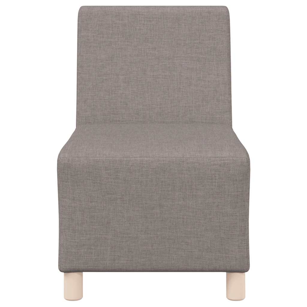 Sofa-Stuhl ohne Armlehnen Taupe 55 cm Stoff
