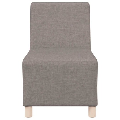 Sofa-Stuhl ohne Armlehnen Taupe 55 cm Stoff