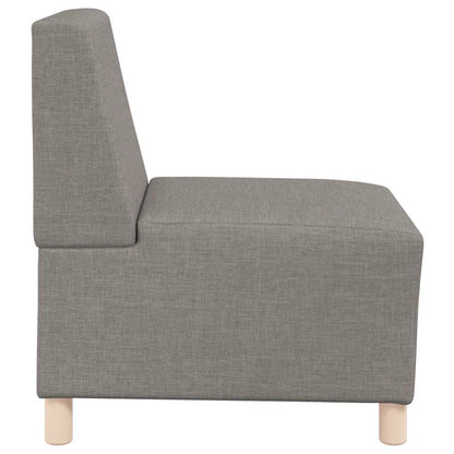 Sofa-Stuhl ohne Armlehnen Taupe 55 cm Stoff