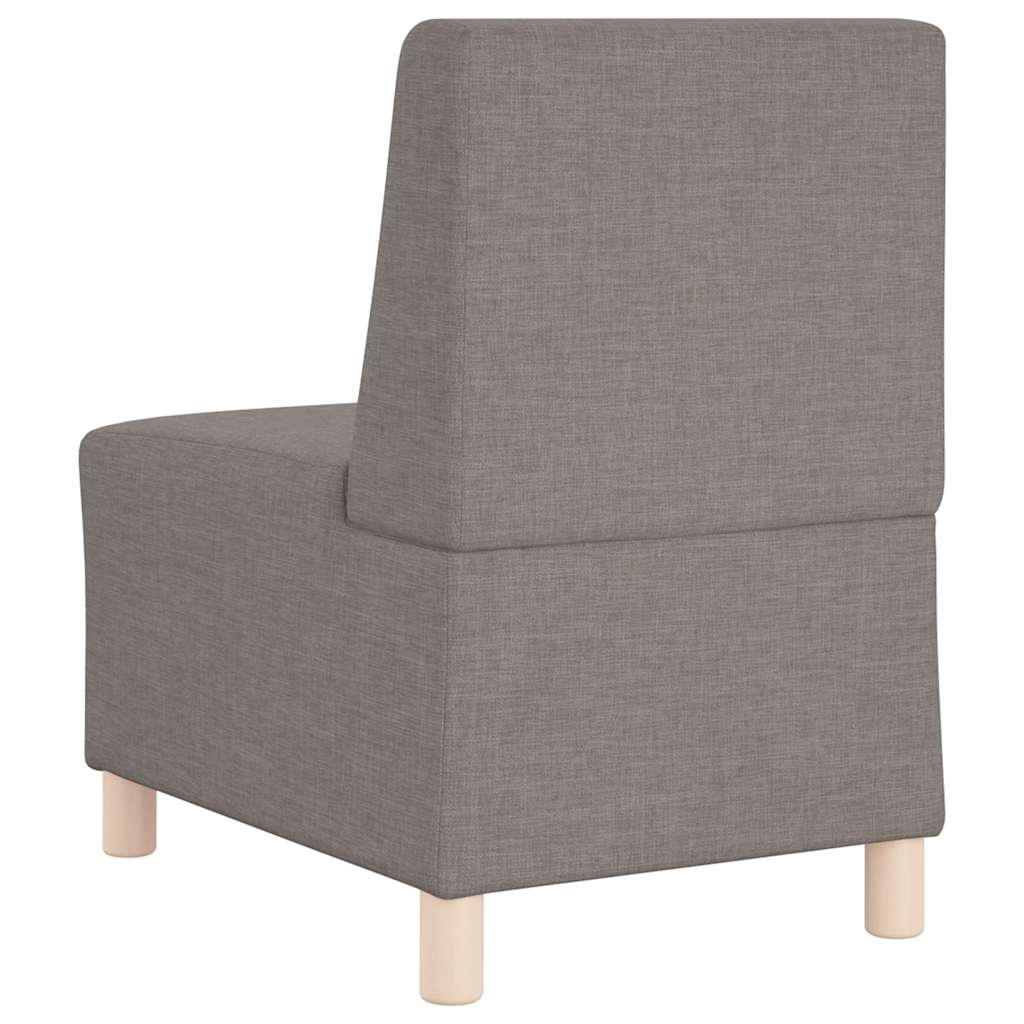 Sofa-Stuhl ohne Armlehnen Taupe 55 cm Stoff