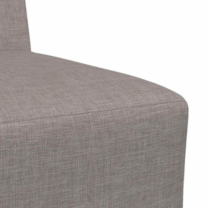 Sofa-Stuhl ohne Armlehnen Taupe 55 cm Stoff