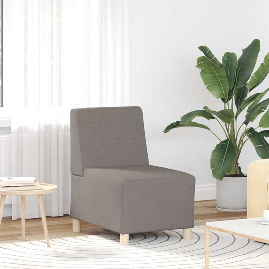 Sofa-Stuhl ohne Armlehnen Taupe 55 cm Stoff