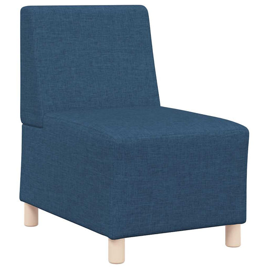 Sofa-Stuhl ohne Armlehnen Blau 55 cm Stoff