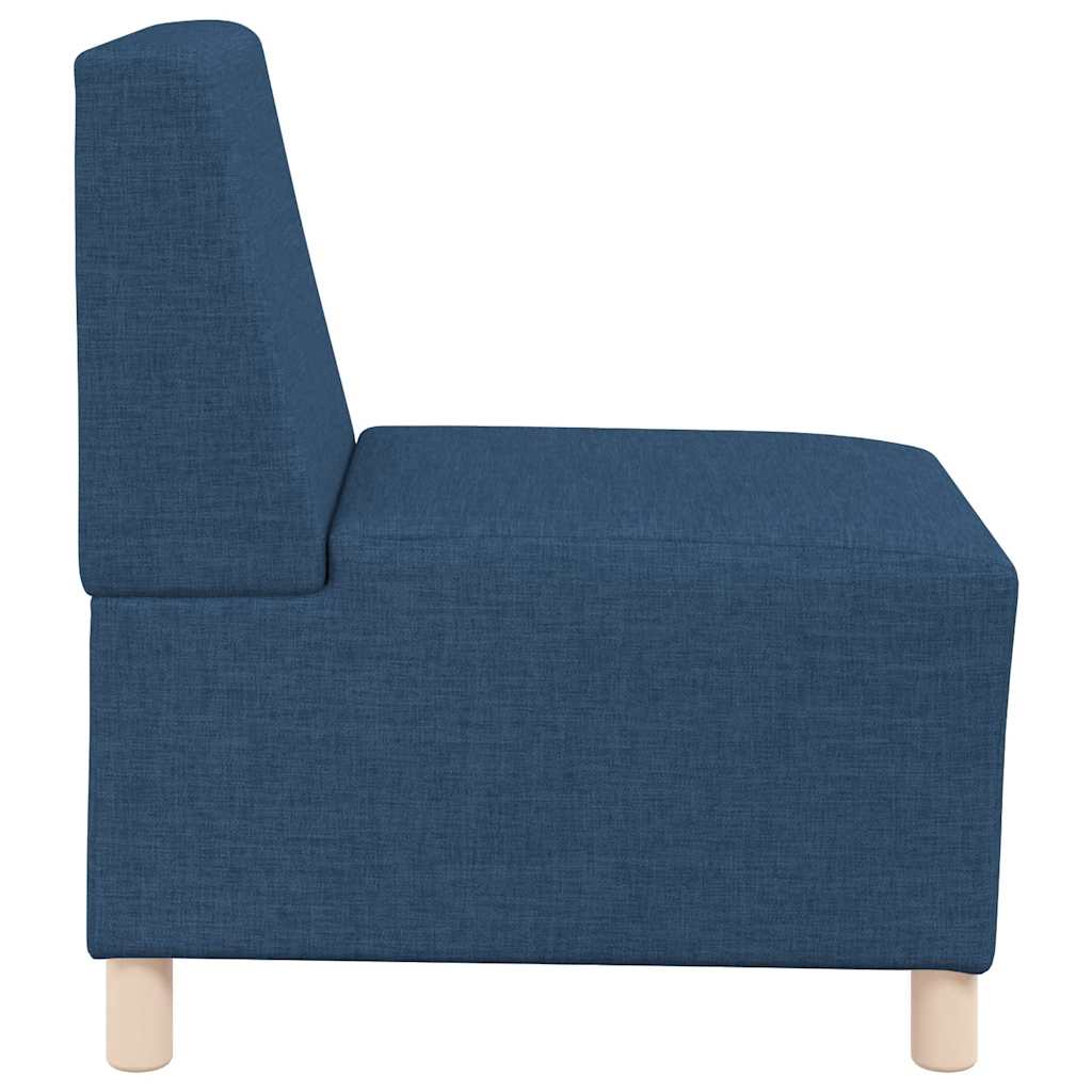 Sofa-Stuhl ohne Armlehnen Blau 55 cm Stoff