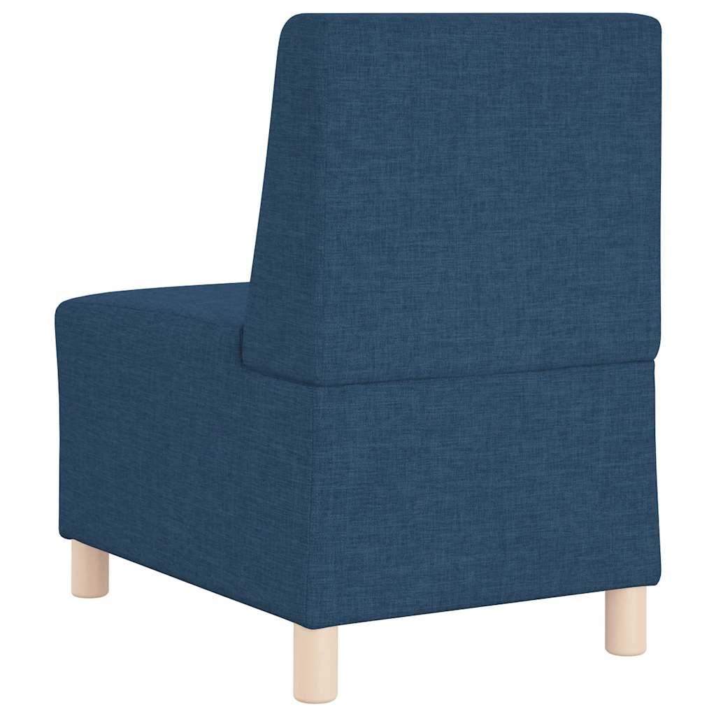 Sofa-Stuhl ohne Armlehnen Blau 55 cm Stoff