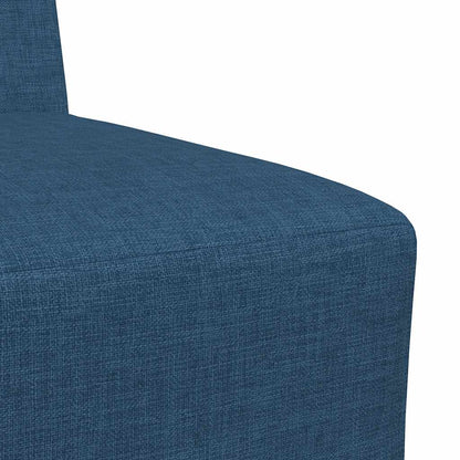 Sofa-Stuhl ohne Armlehnen Blau 55 cm Stoff