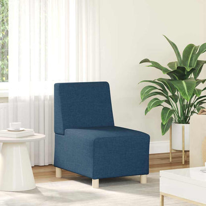 Sofa-Stuhl ohne Armlehnen Blau 55 cm Stoff