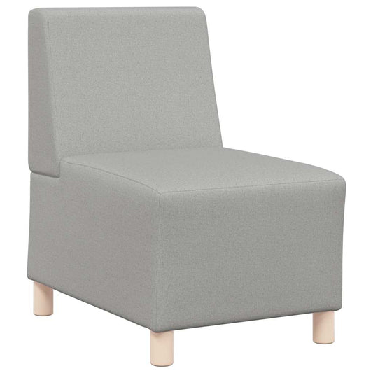 Sofa-Stuhl ohne Armlehnen Wolkengrau 55 cm Stoff
