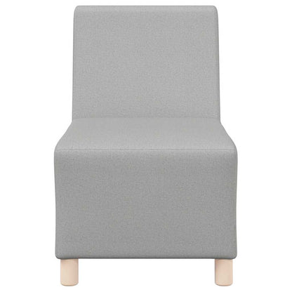 Sofa-Stuhl ohne Armlehnen Wolkengrau 55 cm Stoff