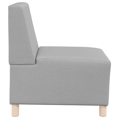Sofa-Stuhl ohne Armlehnen Wolkengrau 55 cm Stoff