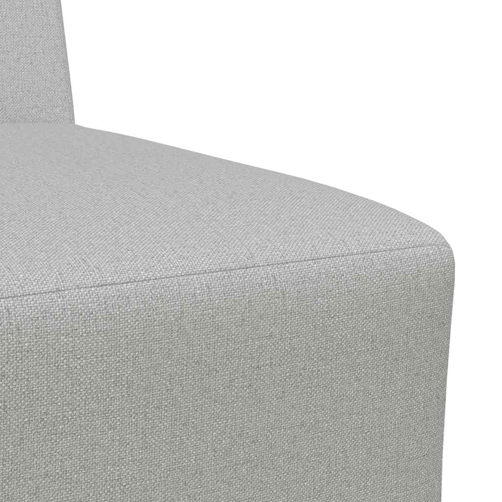 Sofa-Stuhl ohne Armlehnen Wolkengrau 55 cm Stoff