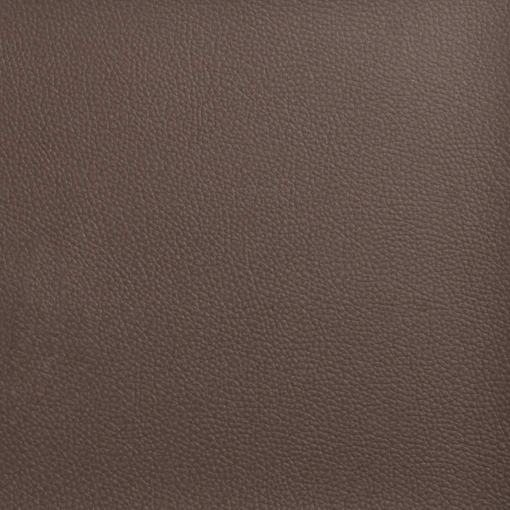 Sofa-Stuhl ohne Armlehnen Braun 55 cm Kunstleder