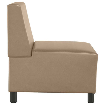 | Modulares Armfreies Sofa | Cappuccino 55 x 74 x 82 cm Kunstleder