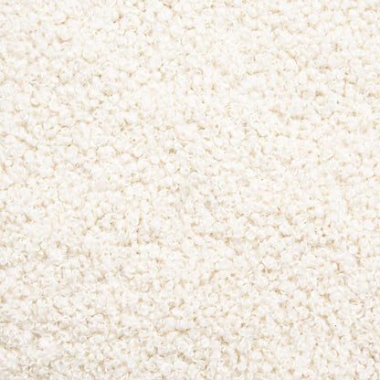 Sofa-Stuhl ohne Armlehnen Creme 55 cm Stoff in Lammwolloptik