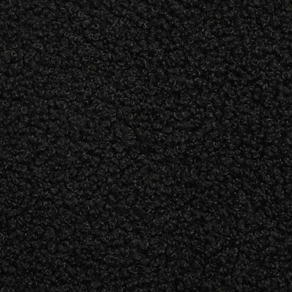 Sofa-Stuhl ohne Armlehnen Schwarz 55 cm Stoff in Lammwolloptik