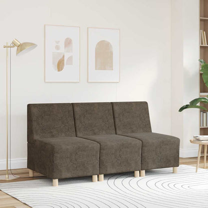 Lænestol Mørkegrå 55 cm Ruskindslook
