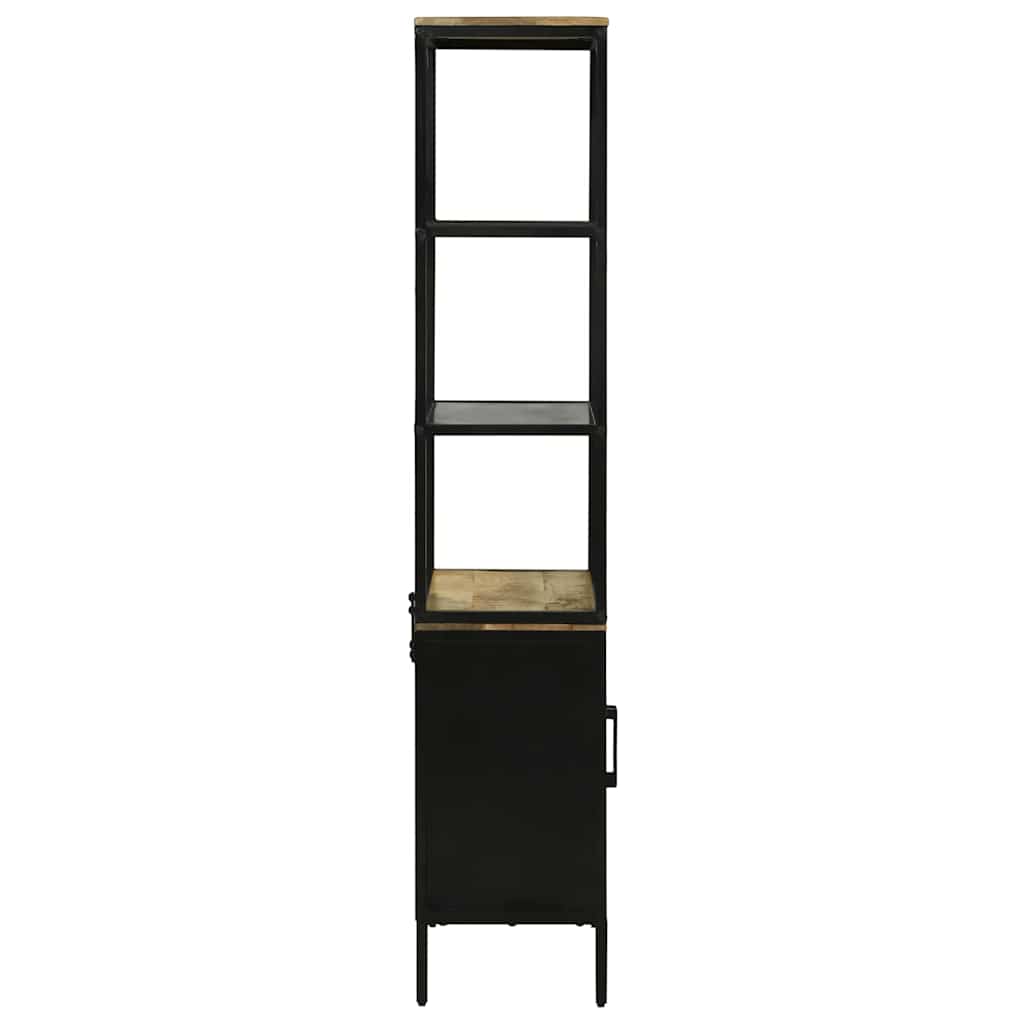 Hochboard Braun 70 x 35 x 180 cm Massivholz Mango