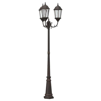 Gartenlicht Bronzefarben 235 cm Aluminium
