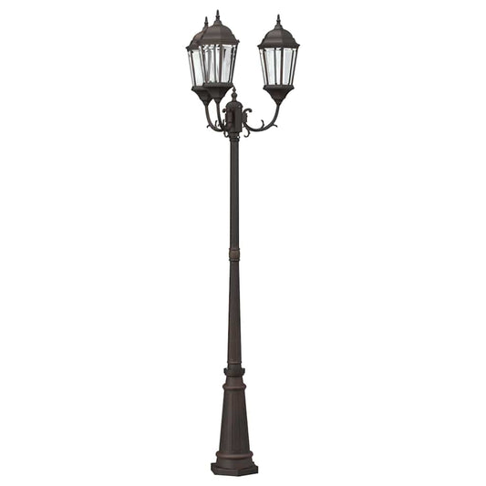 Gartenlicht Bronzefarben 235 cm Aluminium