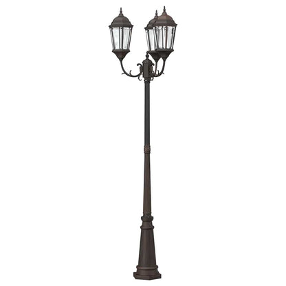 Gartenlicht Bronzefarben 235 cm Aluminium