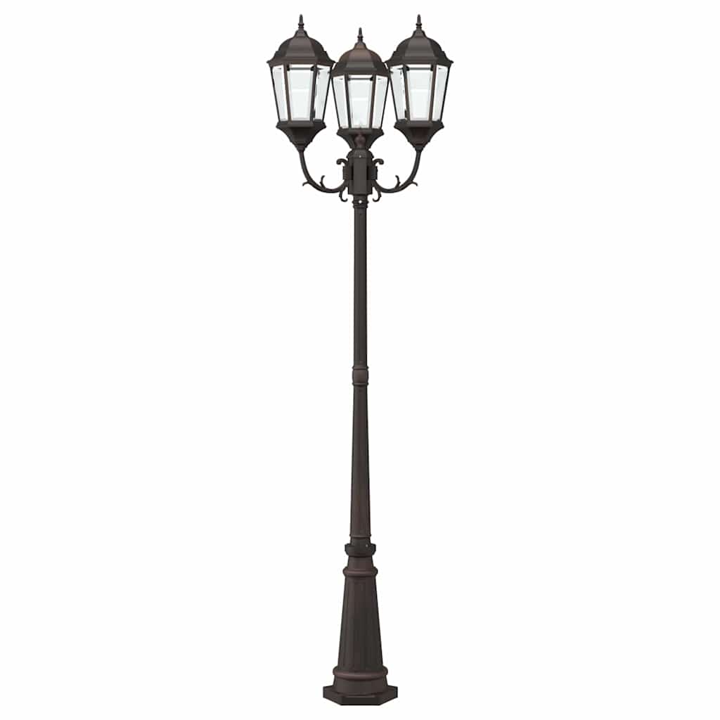 Gartenlicht Bronzefarben 235 cm Aluminium