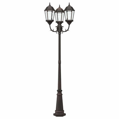 Gartenlicht Bronzefarben 235 cm Aluminium