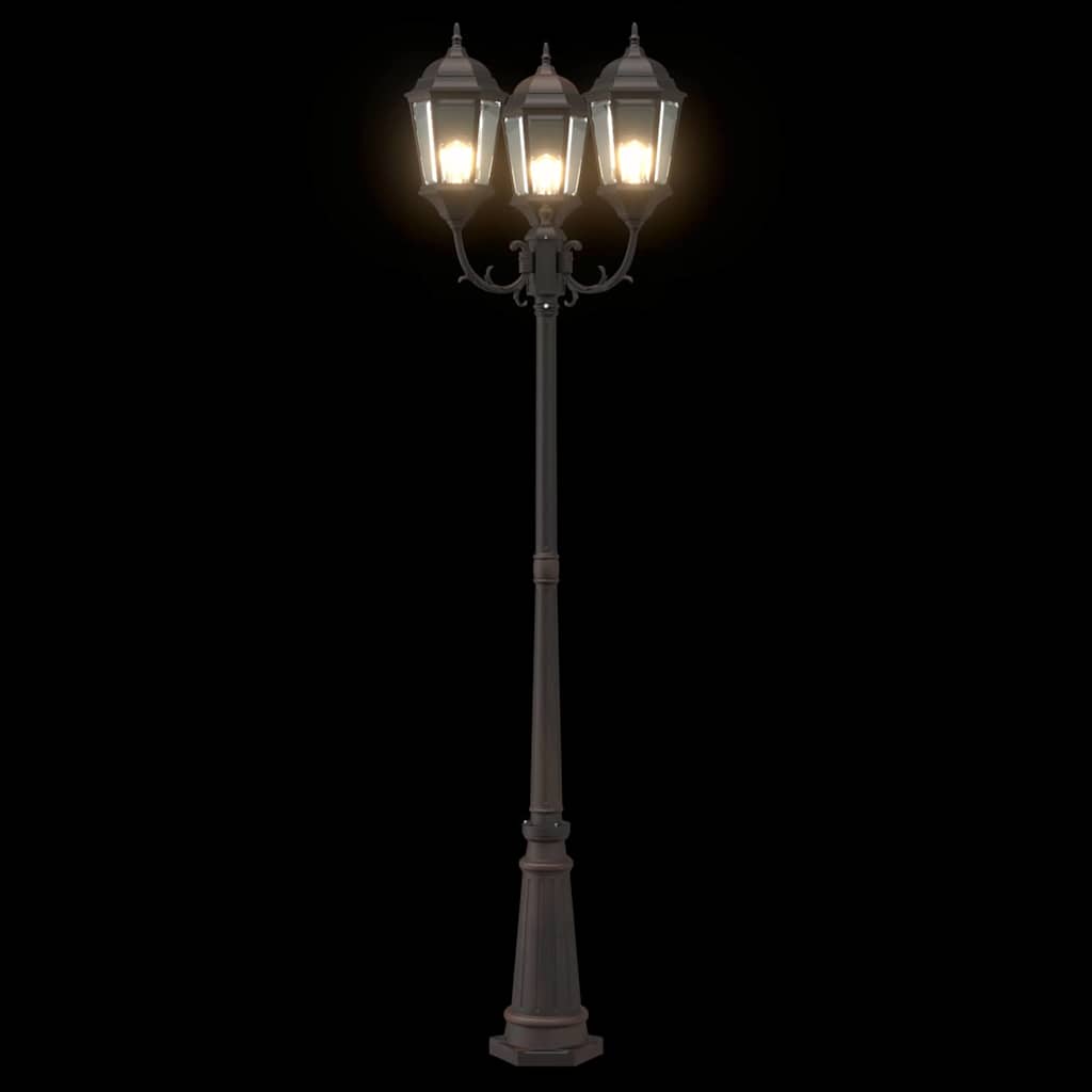 Gartenlicht Bronzefarben 235 cm Aluminium