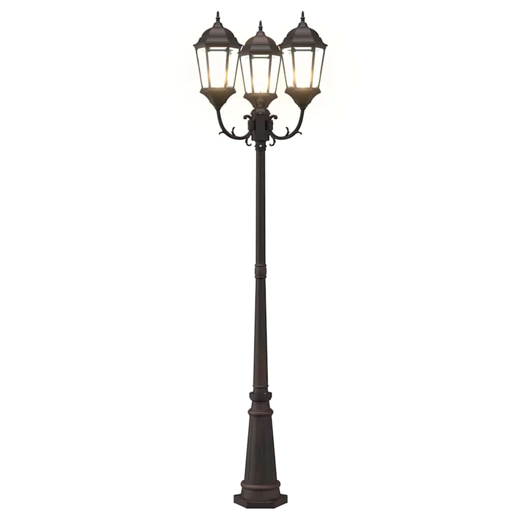 Gartenlicht Bronzefarben 235 cm Aluminium