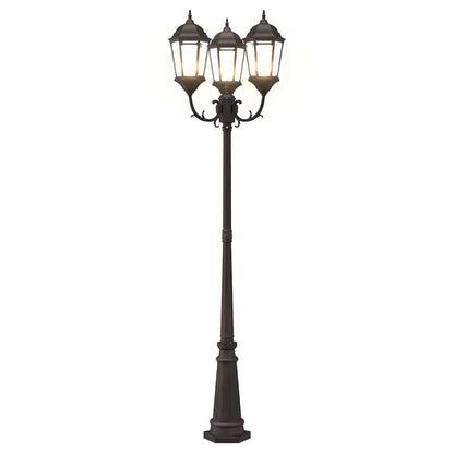 Gartenlicht Bronzefarben 235 cm Aluminium