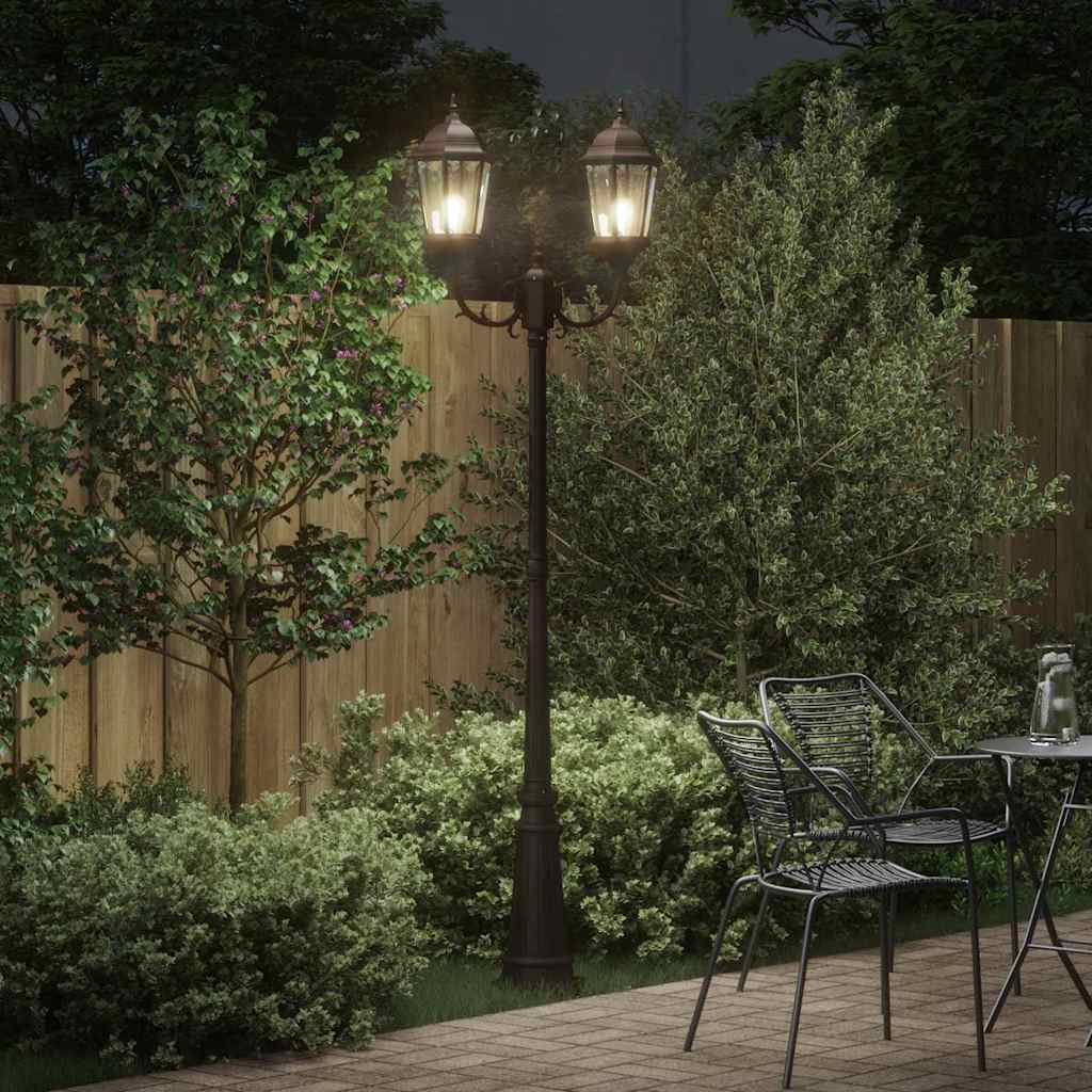 Gartenlicht Bronze 235 cm Aluminium