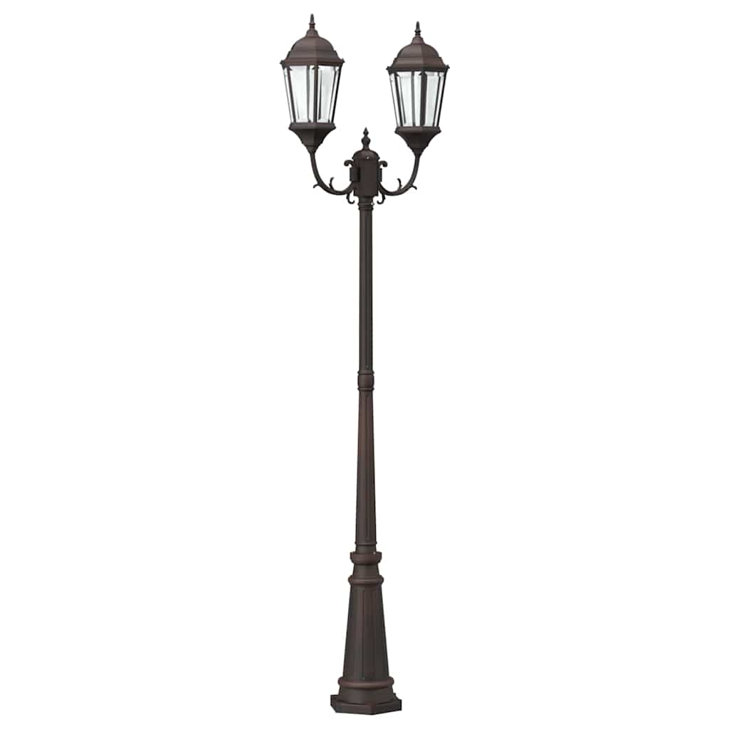 Gartenlicht Bronzefarben 235 cm Aluminium