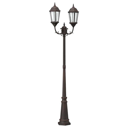 Gartenlicht Bronzefarben 235 cm Aluminium