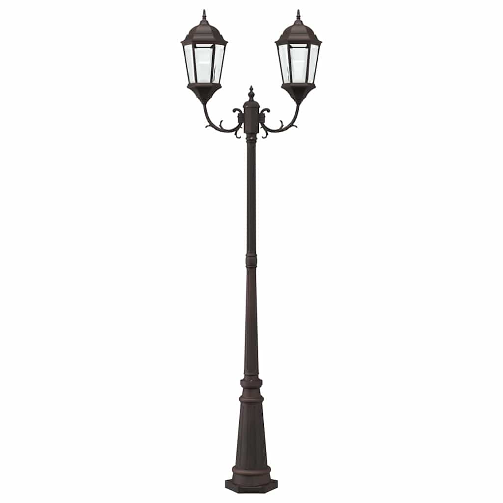 Gartenlicht Bronzefarben 235 cm Aluminium