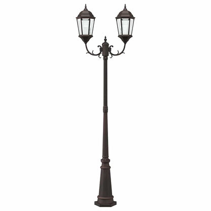 Gartenlicht Bronzefarben 235 cm Aluminium